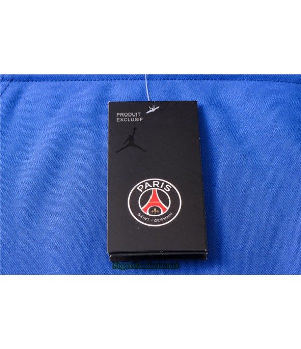 Tailandia Sudaderas De Futbol Psg Azul Jordan 2020/21