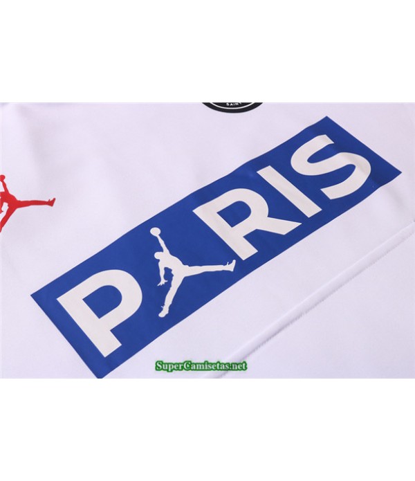 Tailandia Sudaderas De Futbol Psg Blanco/azul Paris Jordan 2020/21 baratos ｜ supercamisetas