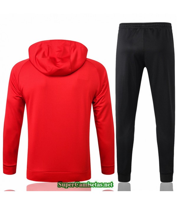 Tailandia Sudaderas De Futbol Psg Rojo / Blanco / Azul Paris Jordan 2020/21