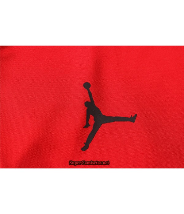 Tailandia Sudaderas De Futbol Psg Rojo / Blanco / Azul Paris Jordan 2020/21