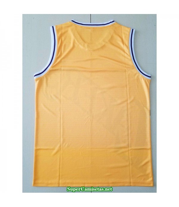 Camiseta Angeles Lakers ESP amarilla