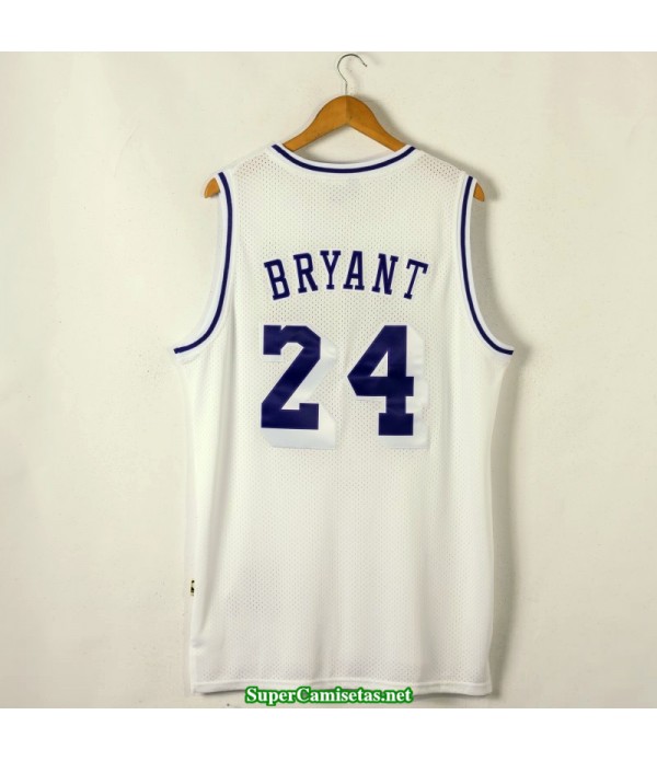 Camiseta Kobe Bryant 24 harwood Angeles Lakers 2020 blanca