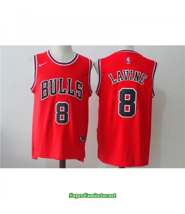 Camiseta 2020 Lavine 8 roja Chicago Bulls