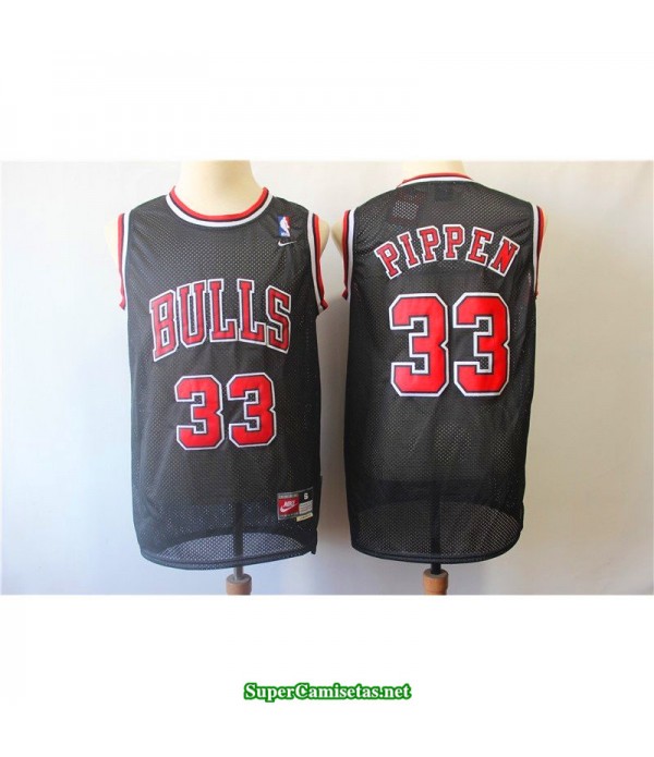 Camiseta Pippen 33 negra Chicago Bulls