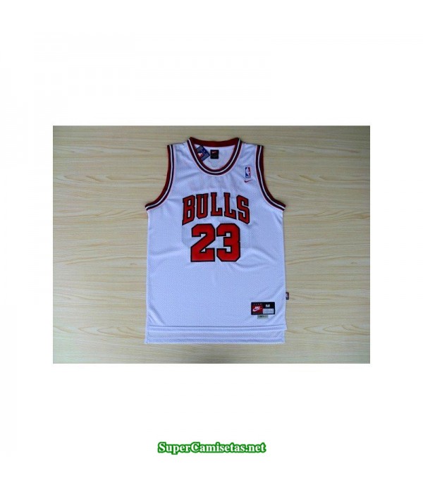 Camiseta Michael Jordan 23 blanca Chicago Bulls
