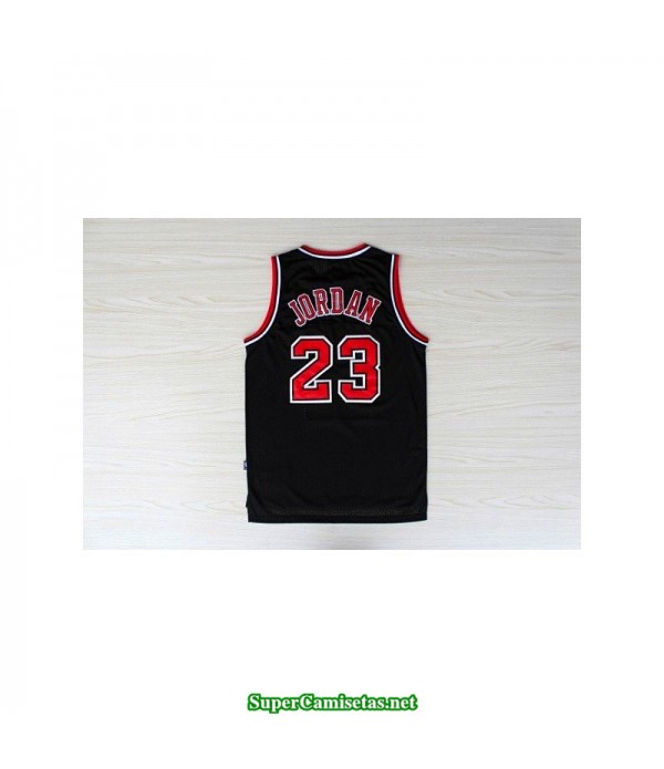 Camiseta Michael Jordan 23 negra Chicago Bulls