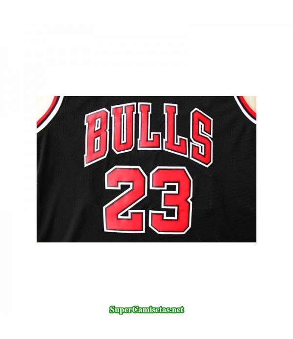 Camiseta Michael Jordan 23 negra Chicago Bulls