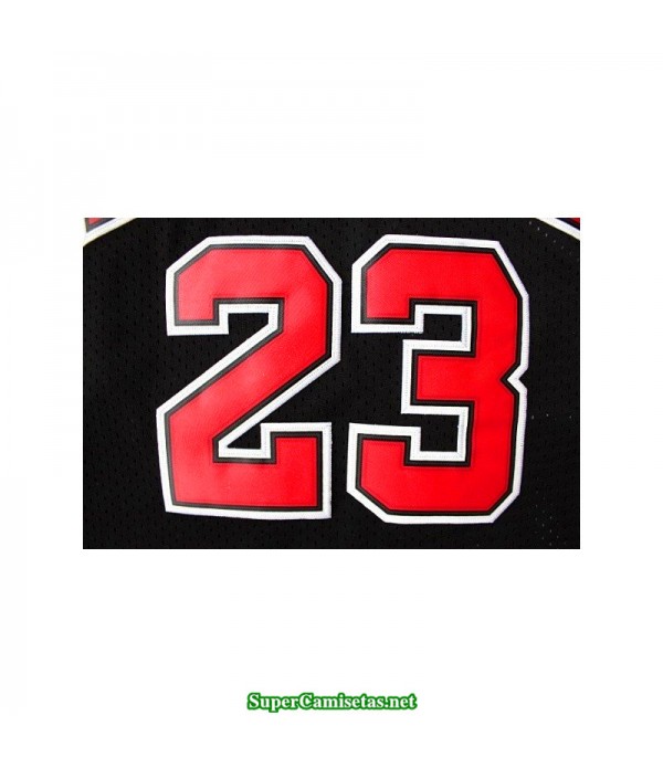 Camiseta Michael Jordan 23 negra Chicago Bulls