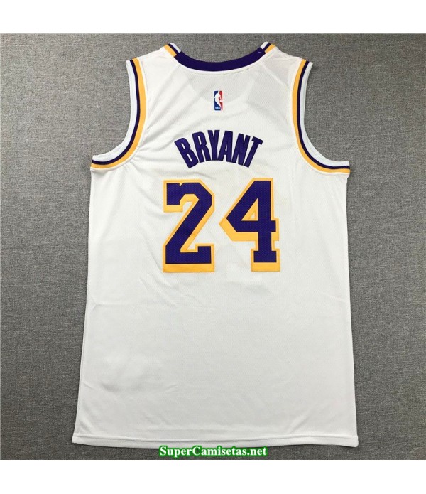 Camiseta Kobe Bryant 24 blanca Angeles Lakers 2020