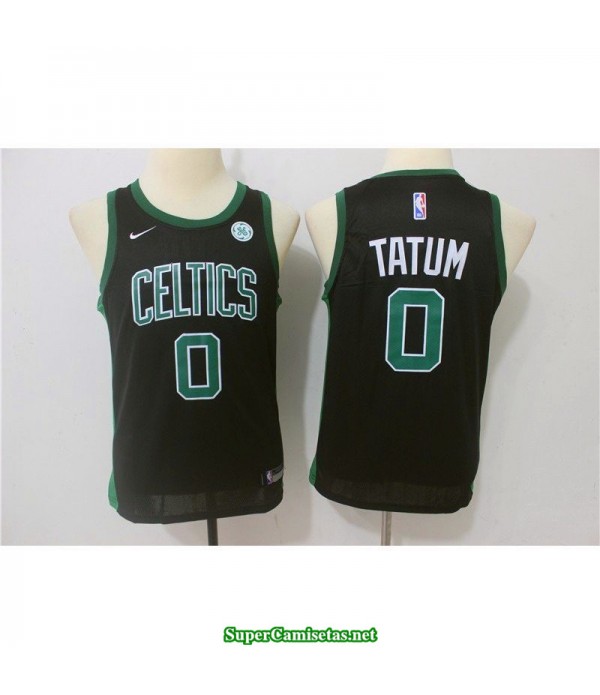 Camiseta Tatum 0 negra Boston Celtics 2019