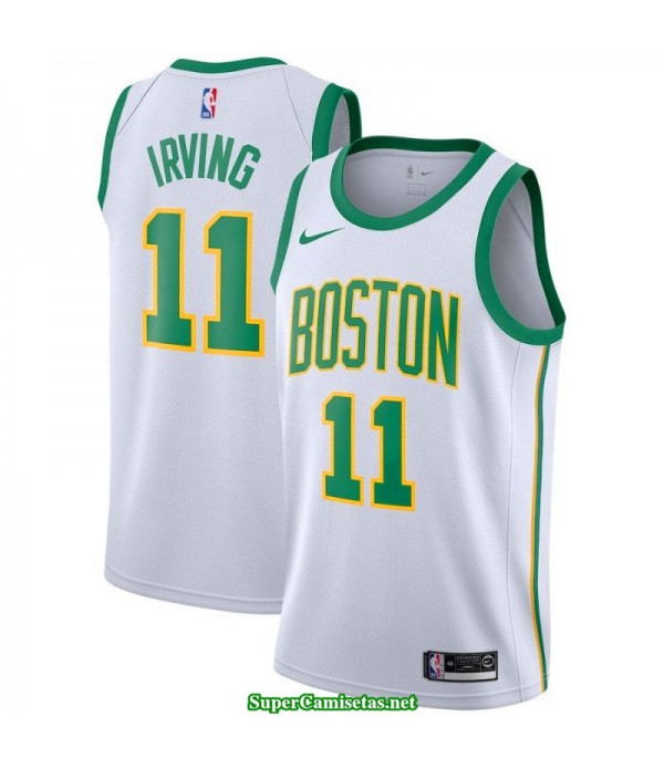 Camiseta Irving 11blanca / amarilla Boston Celtics 2019