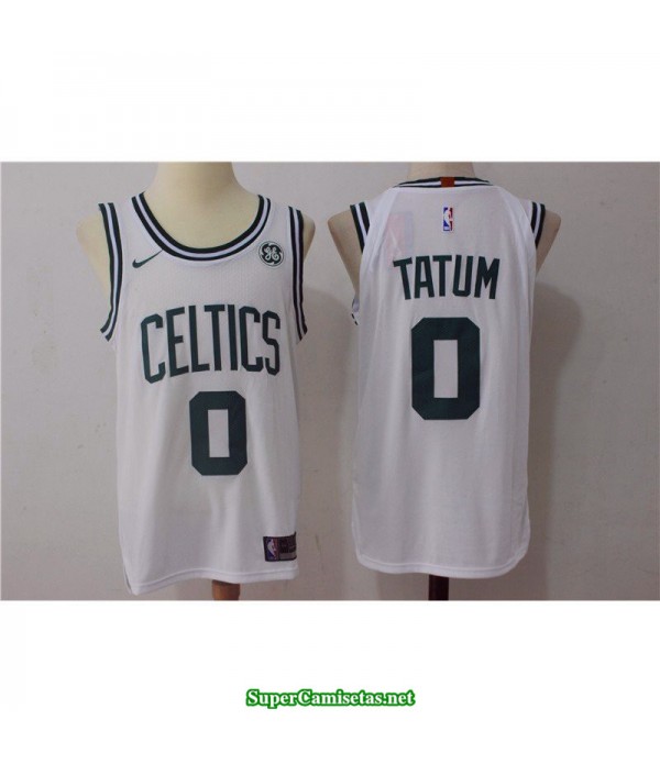 Camiseta Tatum 0 blanca Boston Celtics 2018