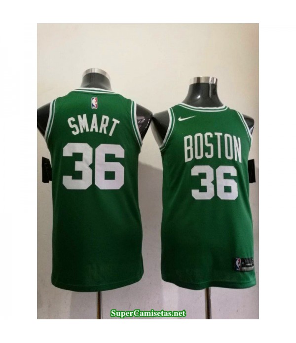 Camiseta Smart 36 verde Boston Celtics
