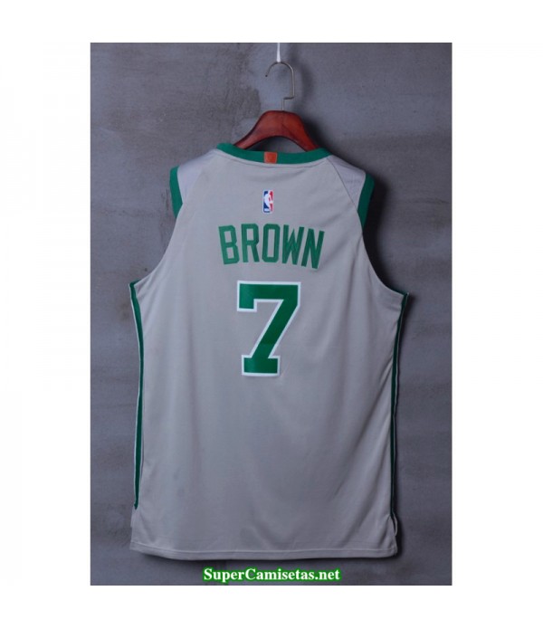 Camiseta Brown 7 gris Boston Celtics