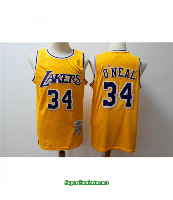 Camiseta Oneal 34 retro Angeles Lakers