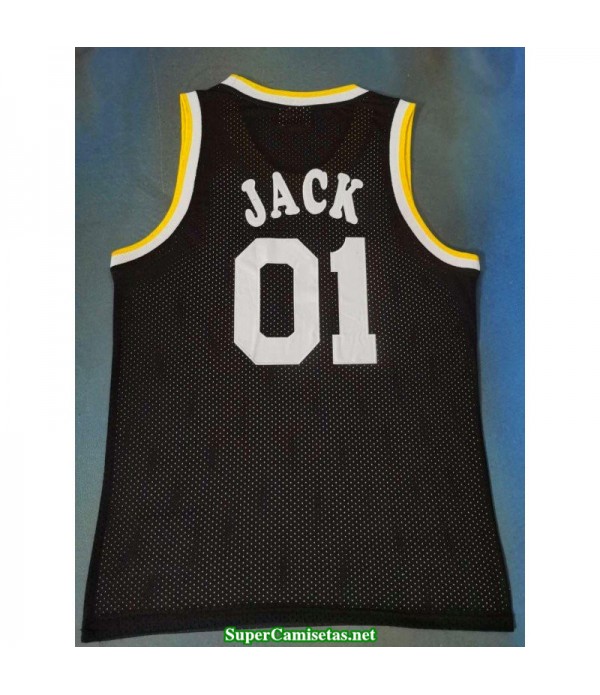 Camiseta 2019 Jack Houston Rocket Hardwood negra