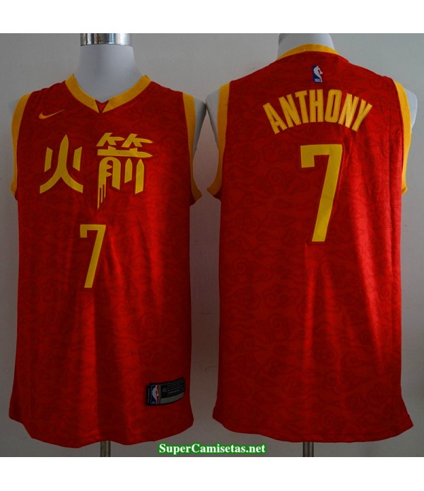 Camiseta 2019 Anthony 7 roja Houston Rockets CH