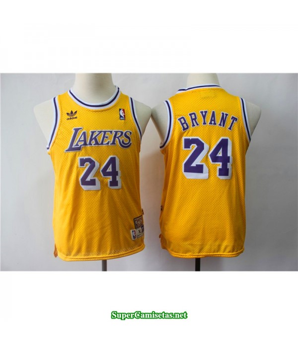 Camiseta NIÑOS Kobe Bryant Amarilla