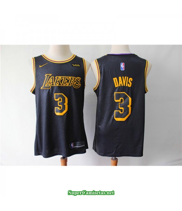 Camiseta Davis 3 negra Angeles Lakers