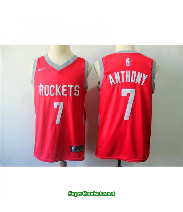 Camiseta 2018 Anthony 7 roja Houston Rockets