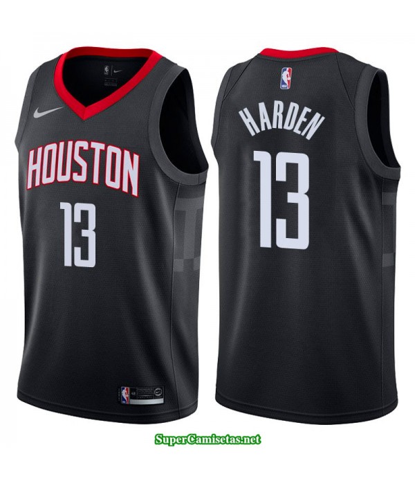 Camiseta 2018 Harden 13 negra Houston Rockets