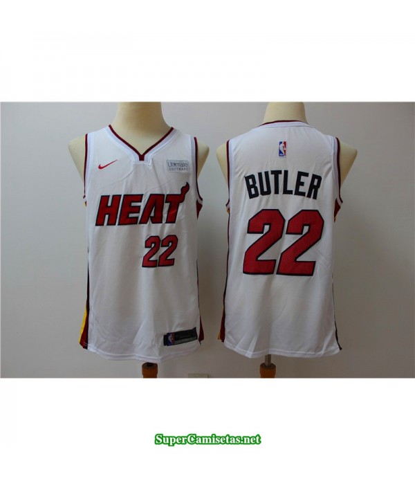 Camiseta Butler 22 blanca Miami Heat city 2019