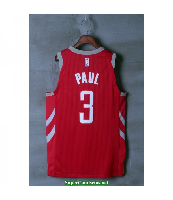 Camiseta 2018 Paul 3 roja Houston Rockets