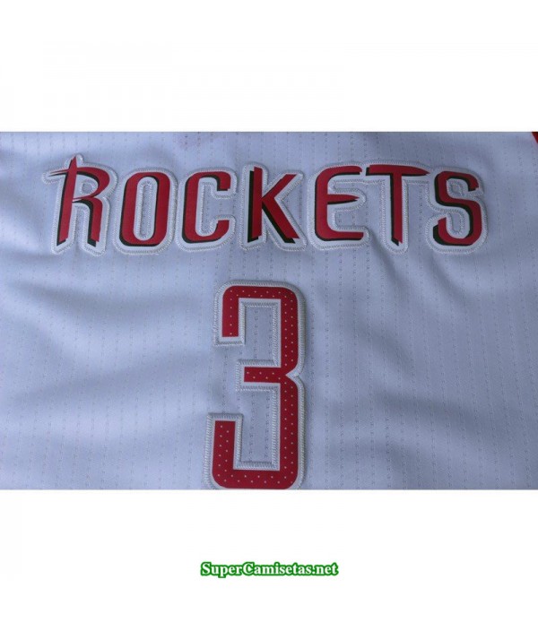 Camiseta 2018 Paul 3 blanca Houston Rockets