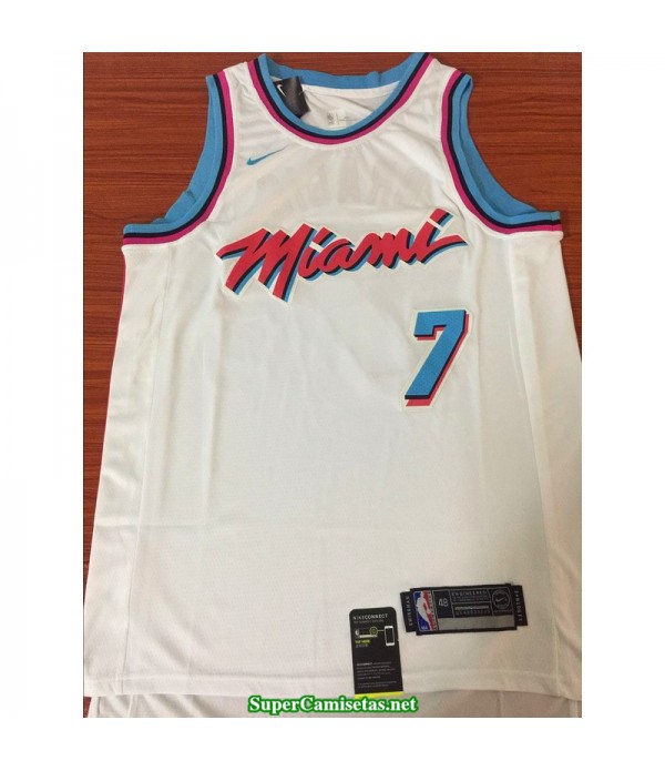 Camiseta Oragic 7 blanca b Miami Heat