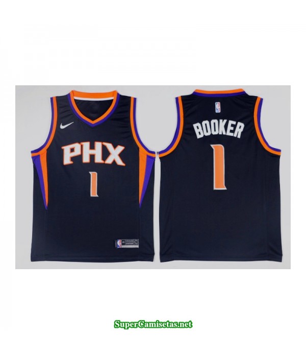 Camiseta Booker 1 negra Phoenix Suns