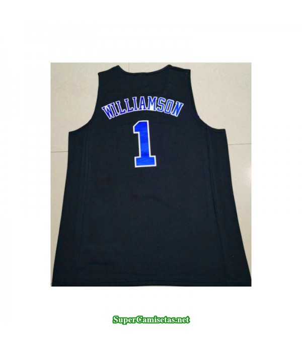 Camiseta 2019 Williamson 1 negra Duke Blue Devils