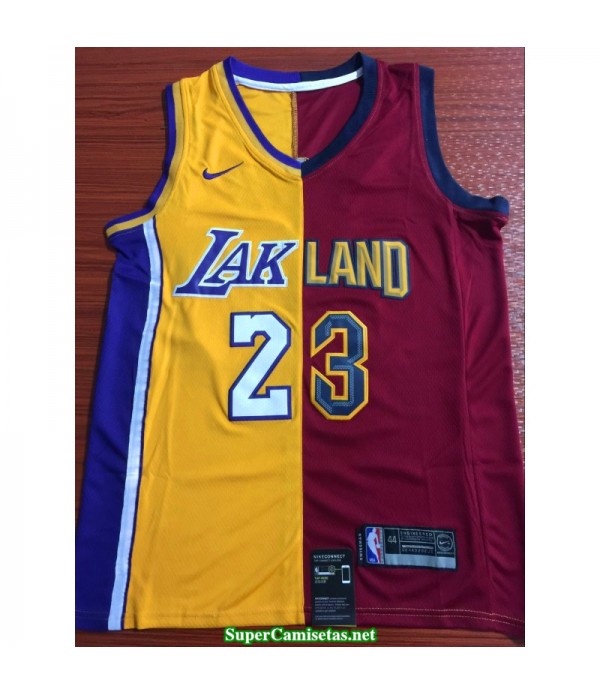 Camiseta 2018 Lebron James 23 Lakers / Cleveland