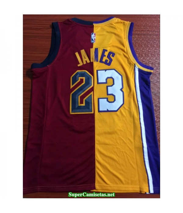 Camiseta 2018 Lebron James 23 Lakers / Cleveland