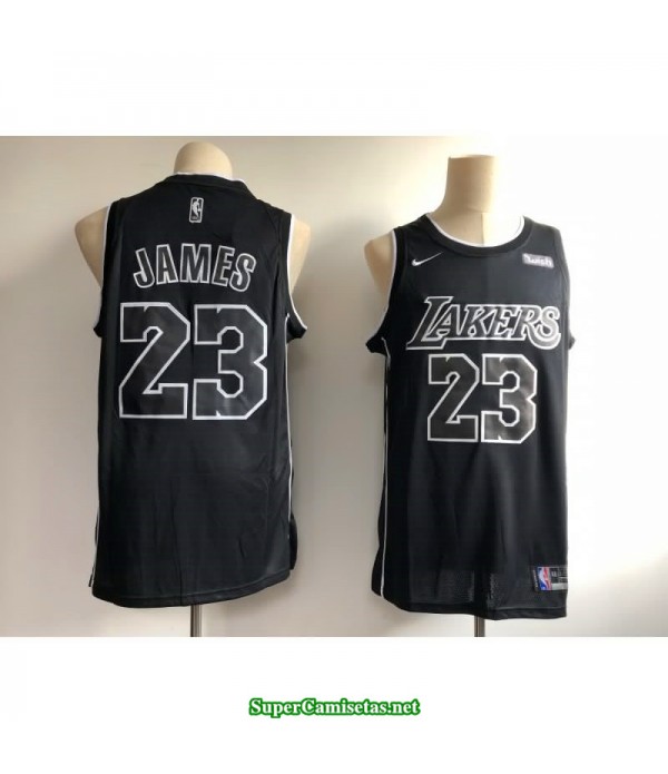 Camiseta 2019 Lebron James 23 black Angeles Lakers