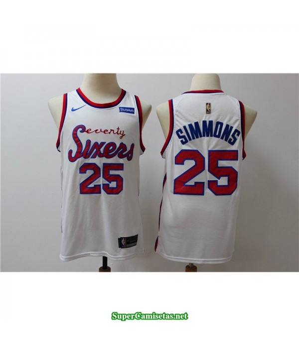 Camiseta 2019 Philadelphia blanca Simmons