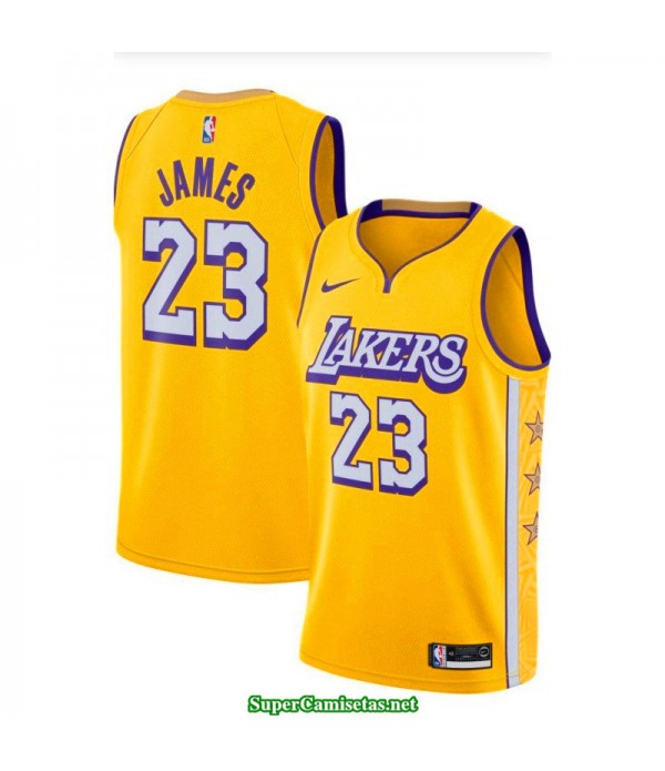 Camiseta James 23 Angeles Lakers City
