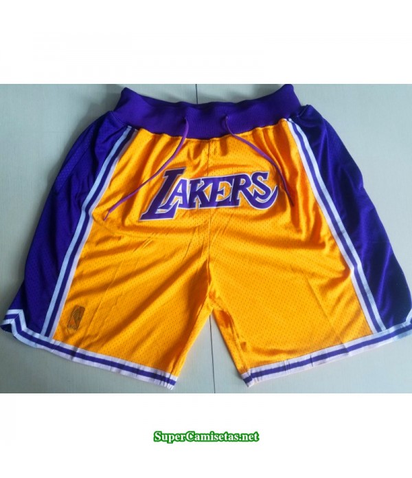 Pantalon Angeles Lakers amarillo 2019
