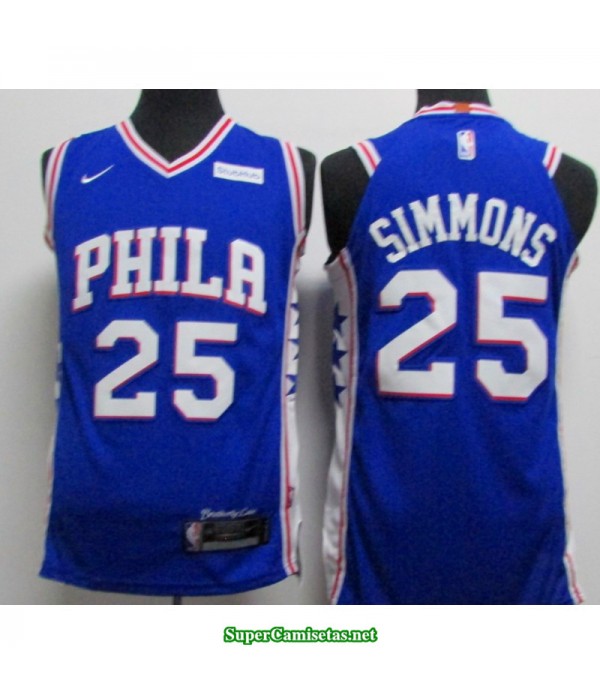 Camiseta 2018 Philadelphia azul Simmons 25