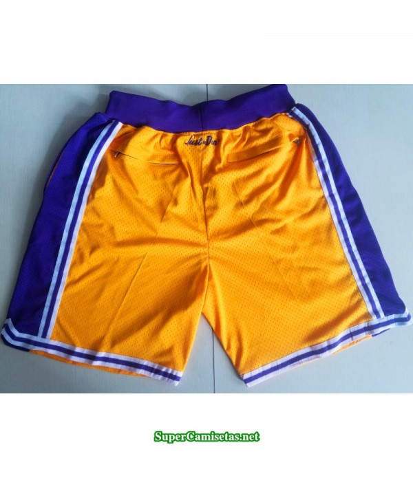Pantalon Angeles Lakers amarillo 2019