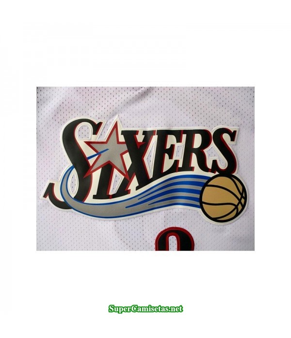 Camiseta Iverson 3 blanca Philadelphia Sixers