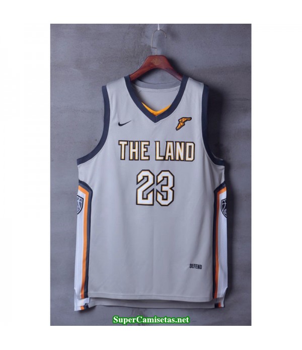 Camiseta James 23 blanca Cleveland Cavaliers 2018 THE LAND