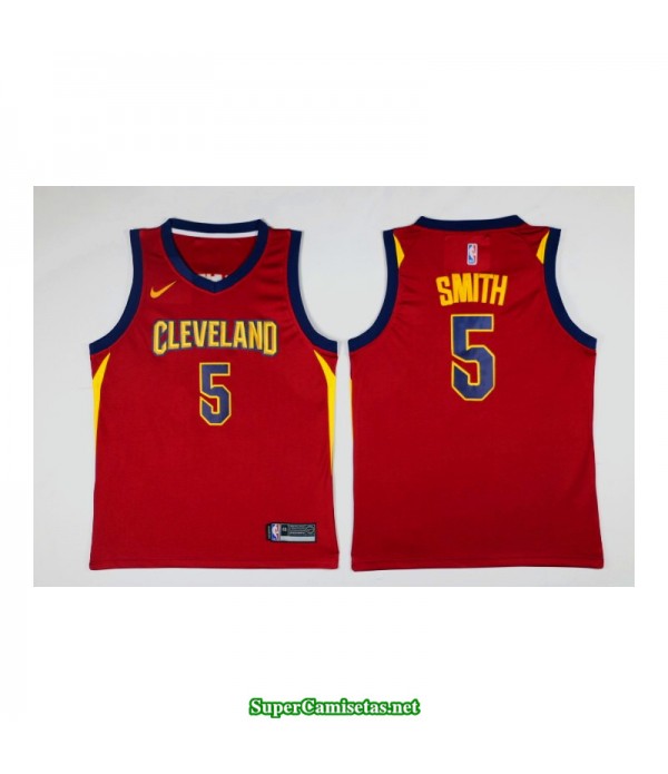 Camiseta Smith 5 roja Cleveland Cavaliers 2018