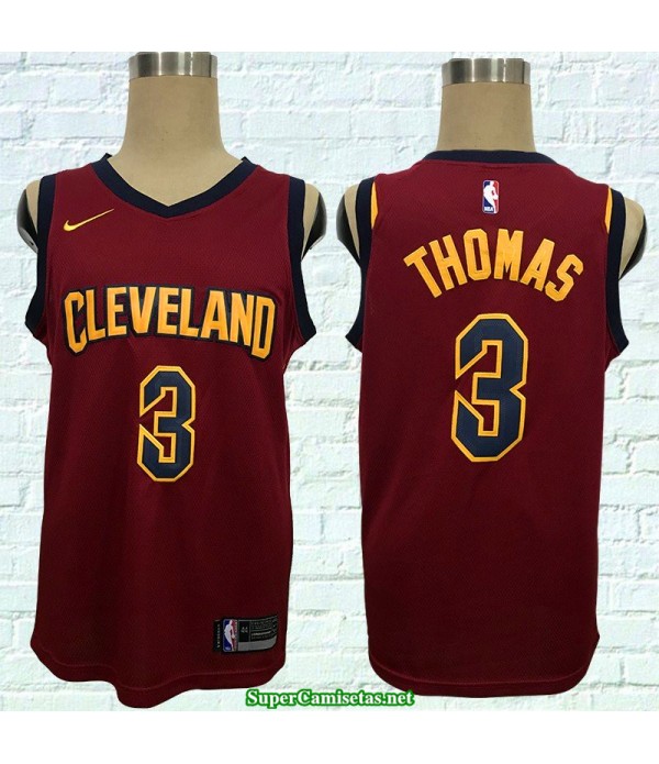 Camiseta Thomas 3 roja Cleveland Cavaliers 2018