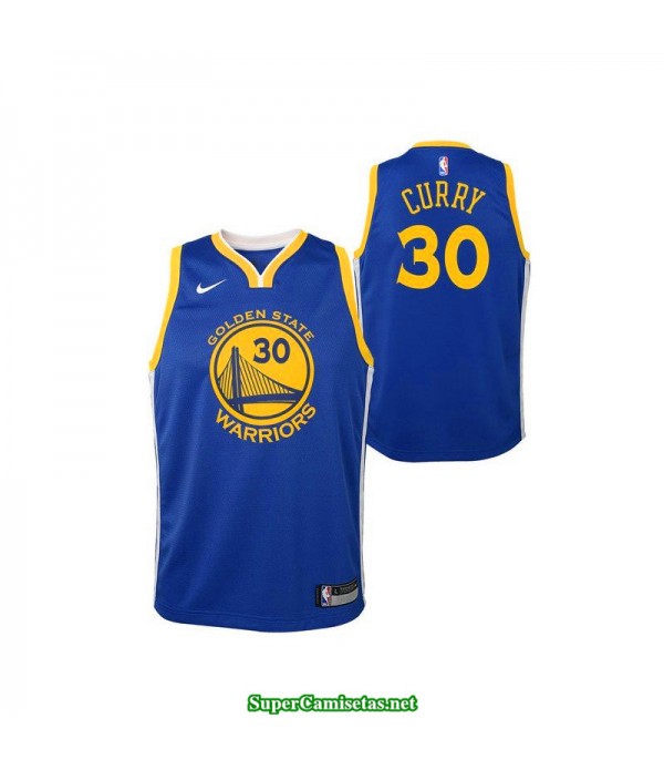 Camiseta NIÑOS Curry 30 golden state warriors 2018 azul