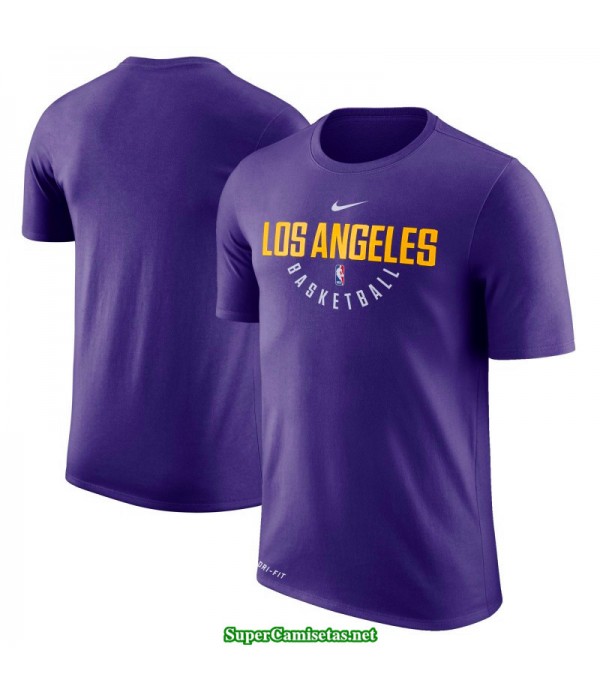 Camiseta Angeles Lakers Manga Corta