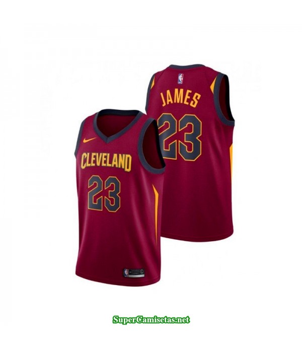Camiseta NIÑOS james 23 roja cleveland cavaliers 2018