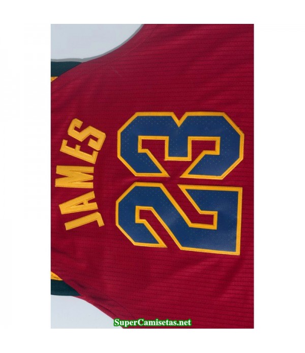 Camiseta James 23 roja Cleveland Cavaliers 2018