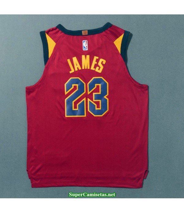 Camiseta James 23 roja Cleveland Cavaliers 2018