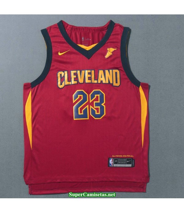 Camiseta James 23 roja Cleveland Cavaliers 2018