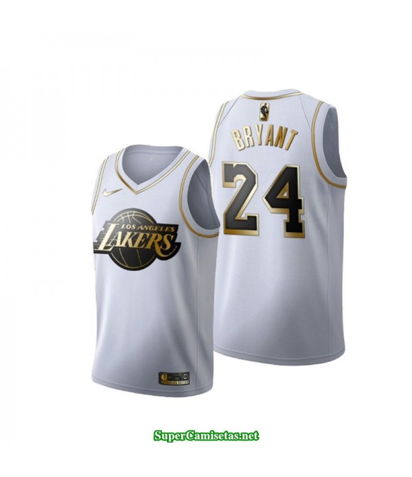 Camiseta Kobe Bryant 24 Angeles Lakers Gold